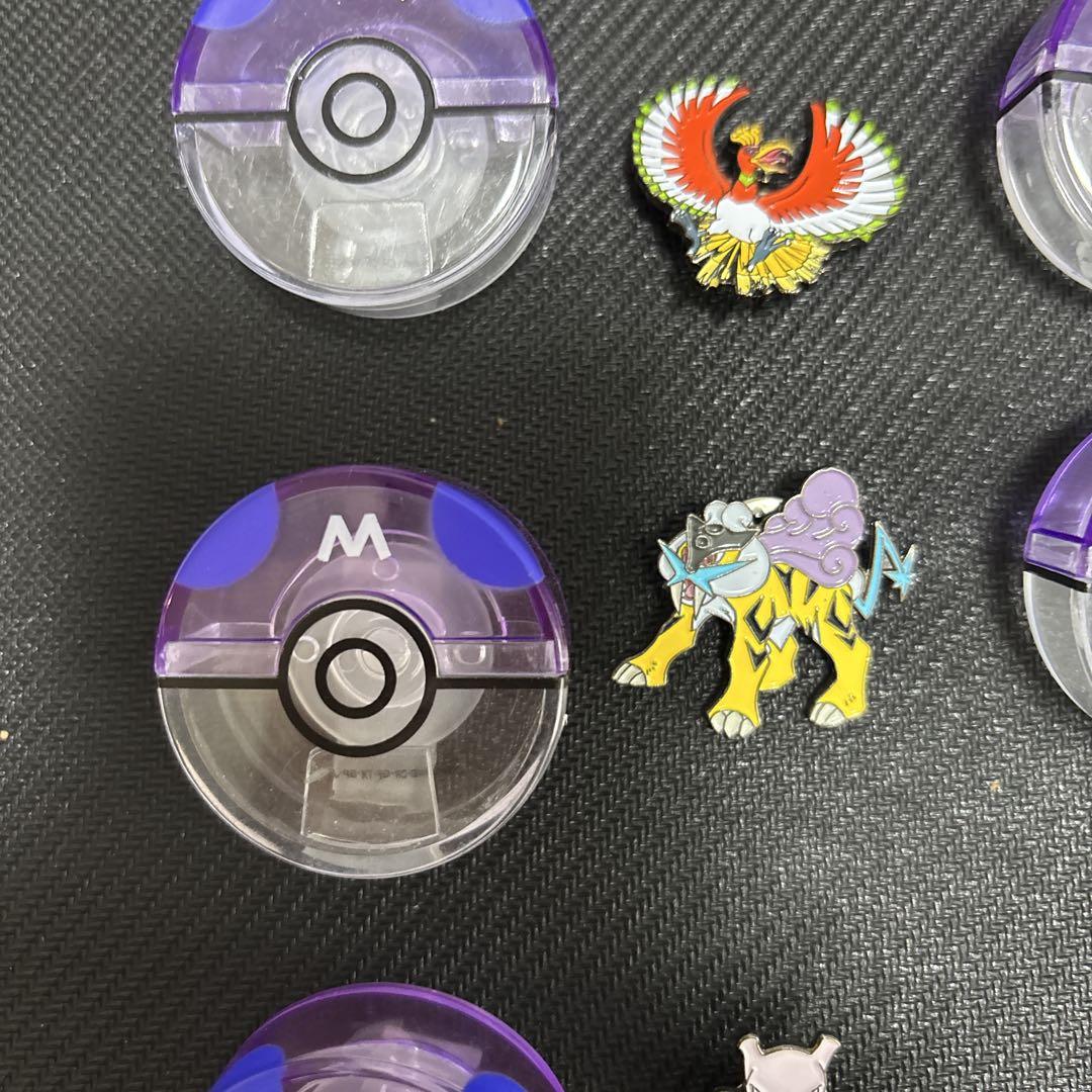 当時物、超レアポケットモンスターボールバッチ　全7種
