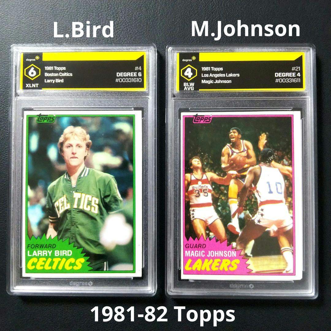 Larry Bird/Magic Johnson 81-82 Topps