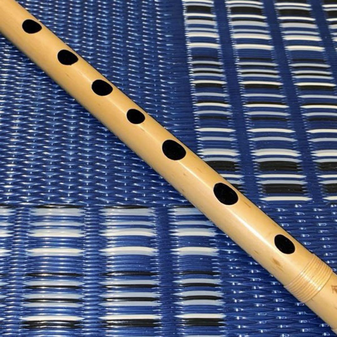 名工 金作 篠笛 唄用 天地巻 9本調子