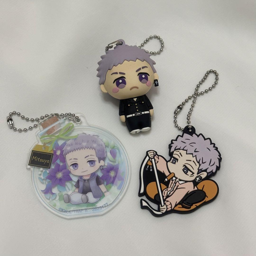 三ツ谷隆 ボイス付き キーホルダー 東リべ×iD 東京リベンジャーズ りべんじゃーず ぶくぶ おおきめアクリル