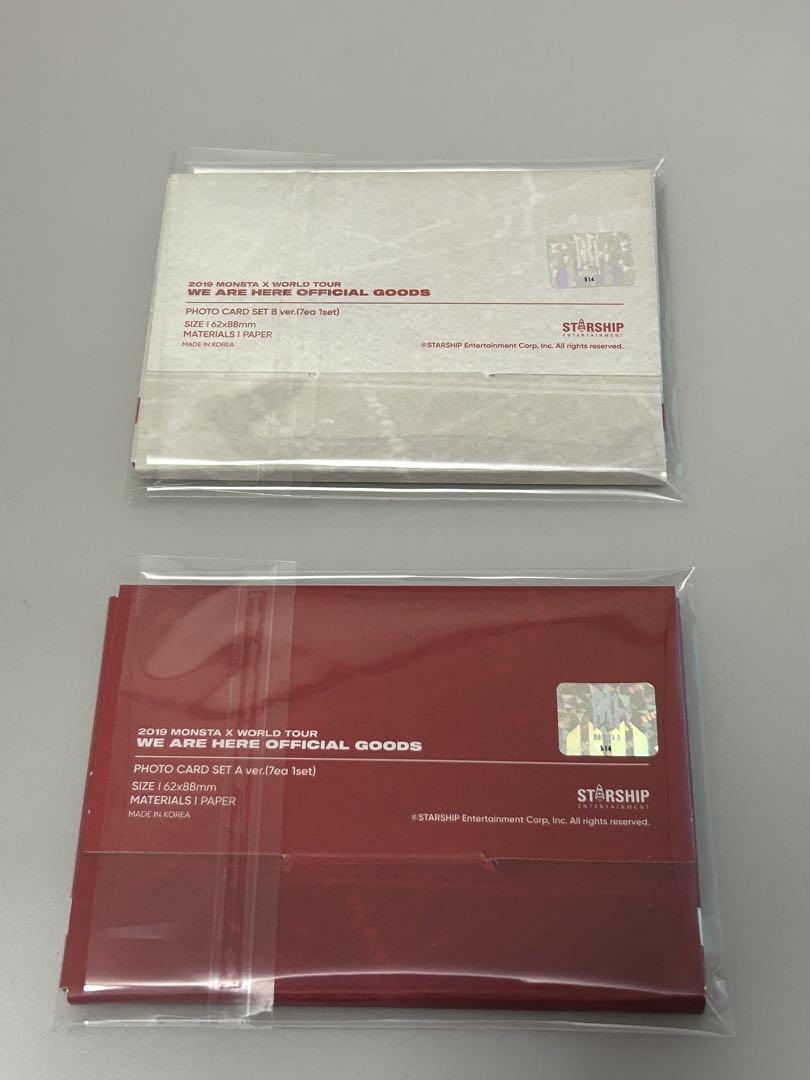 monsta x WE ARE HERE フォトカードセット AB