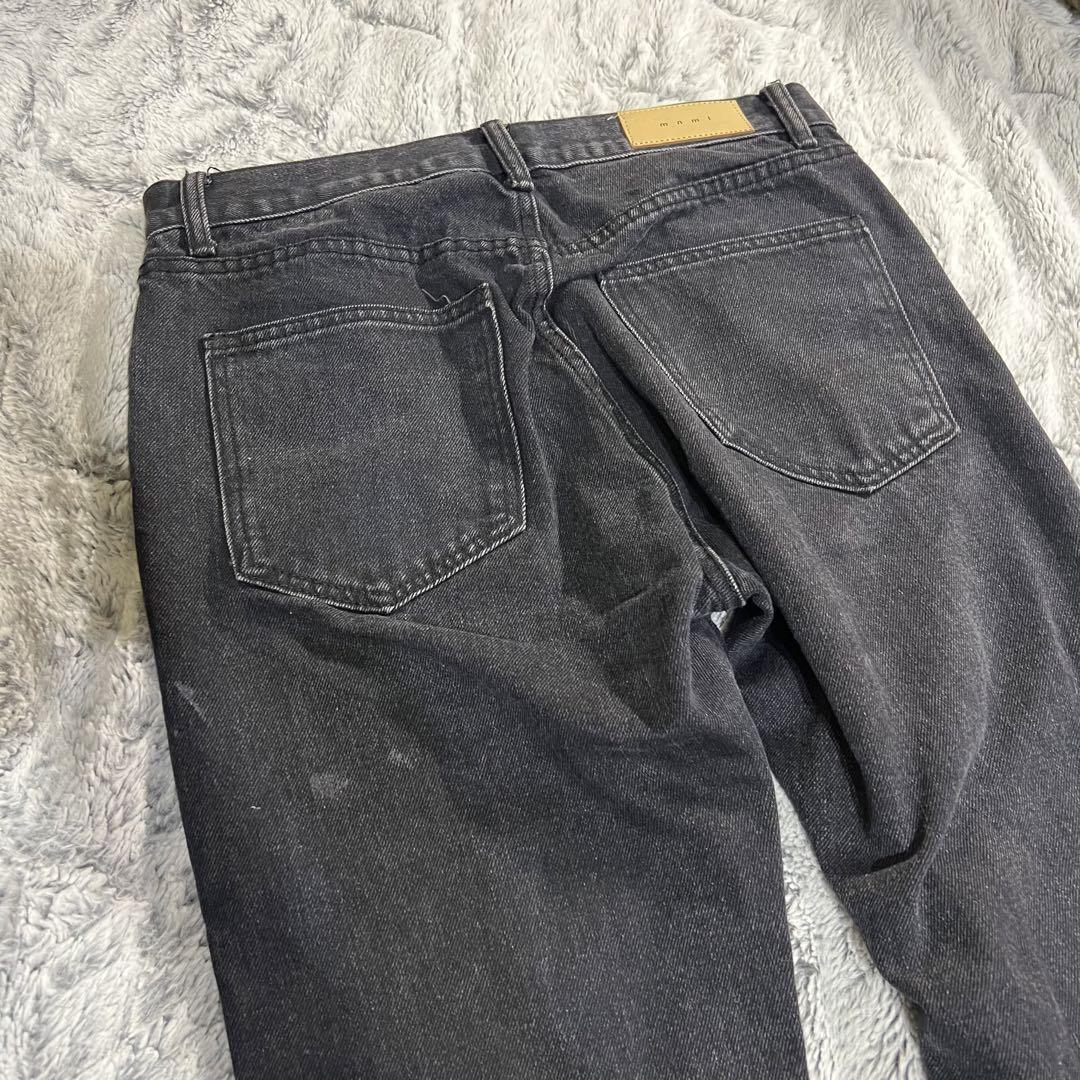 【美品】mnml skeleton ブラックデニムパンツ 30 中古・古着通販】mnml (ミニマル) スケルトンデニムパンツ