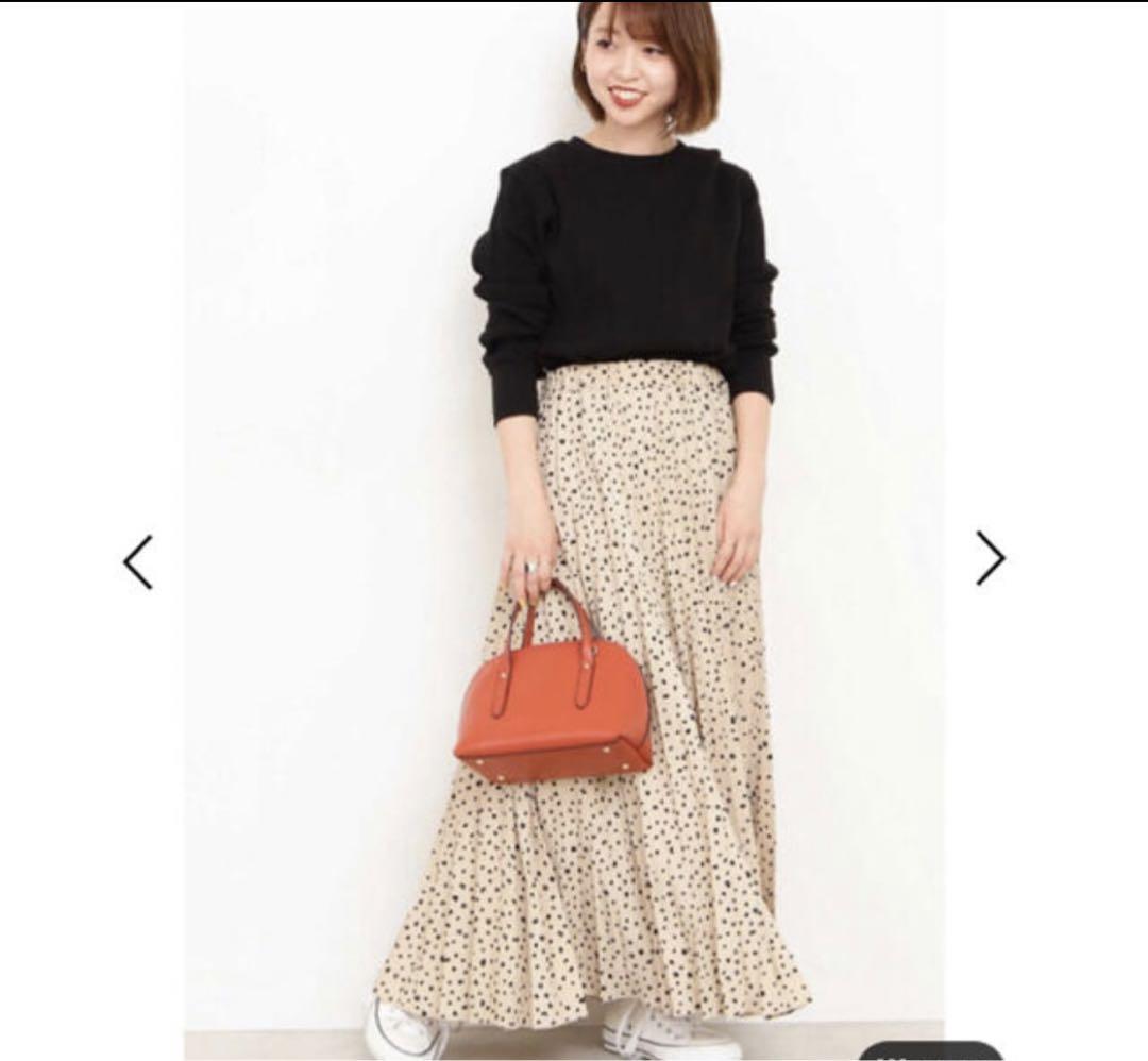 N Natural Beauty Basic♡ドットスカート美品