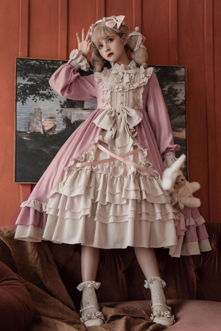 ドレス　コスプレ lolita オリジナル jsk ロリータ ワンピース
