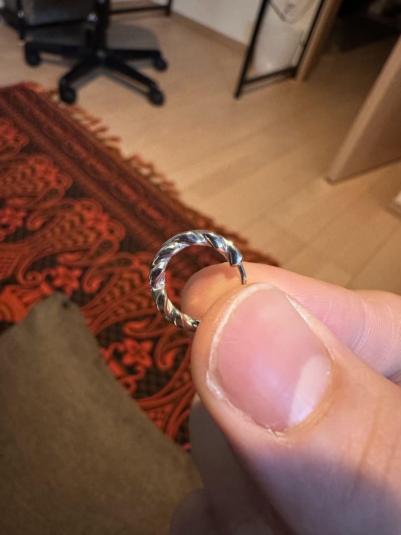 4℃ HOMME シルバー 片耳用ピアス