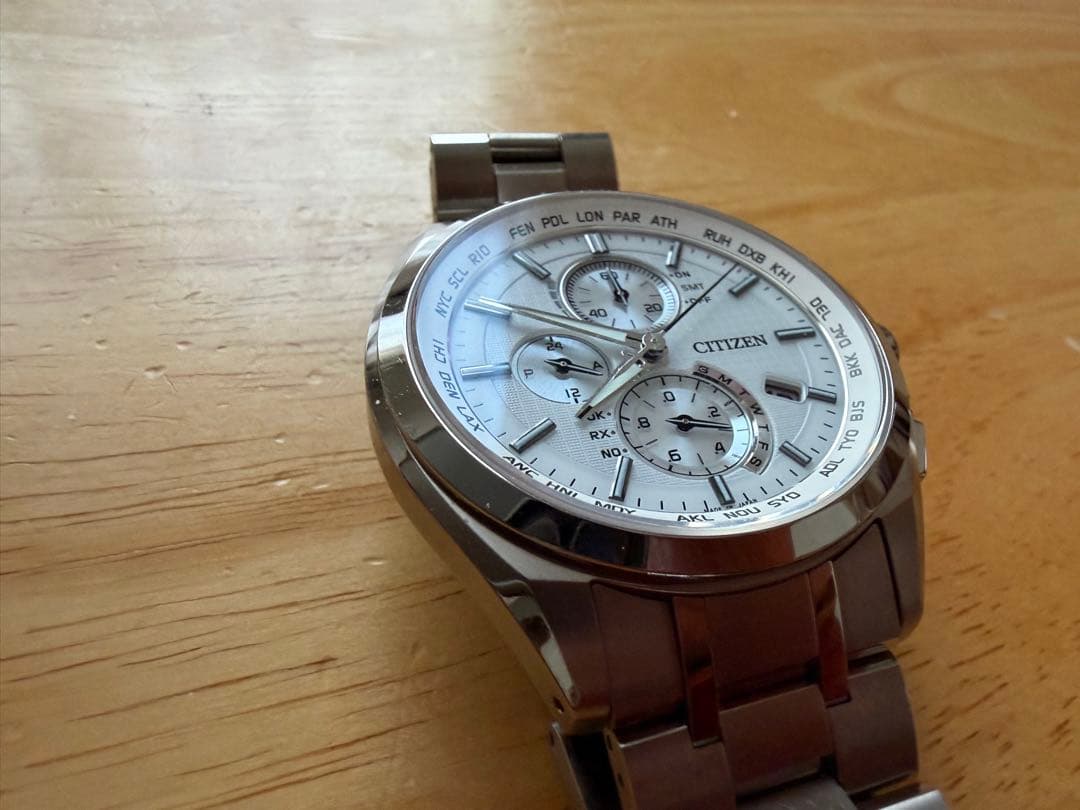 CITIZEN ATTESA エコドライブ 電波時計AT8040-57A CITIZEN ATTESA エコドライブ 電波時計AT8040-57A