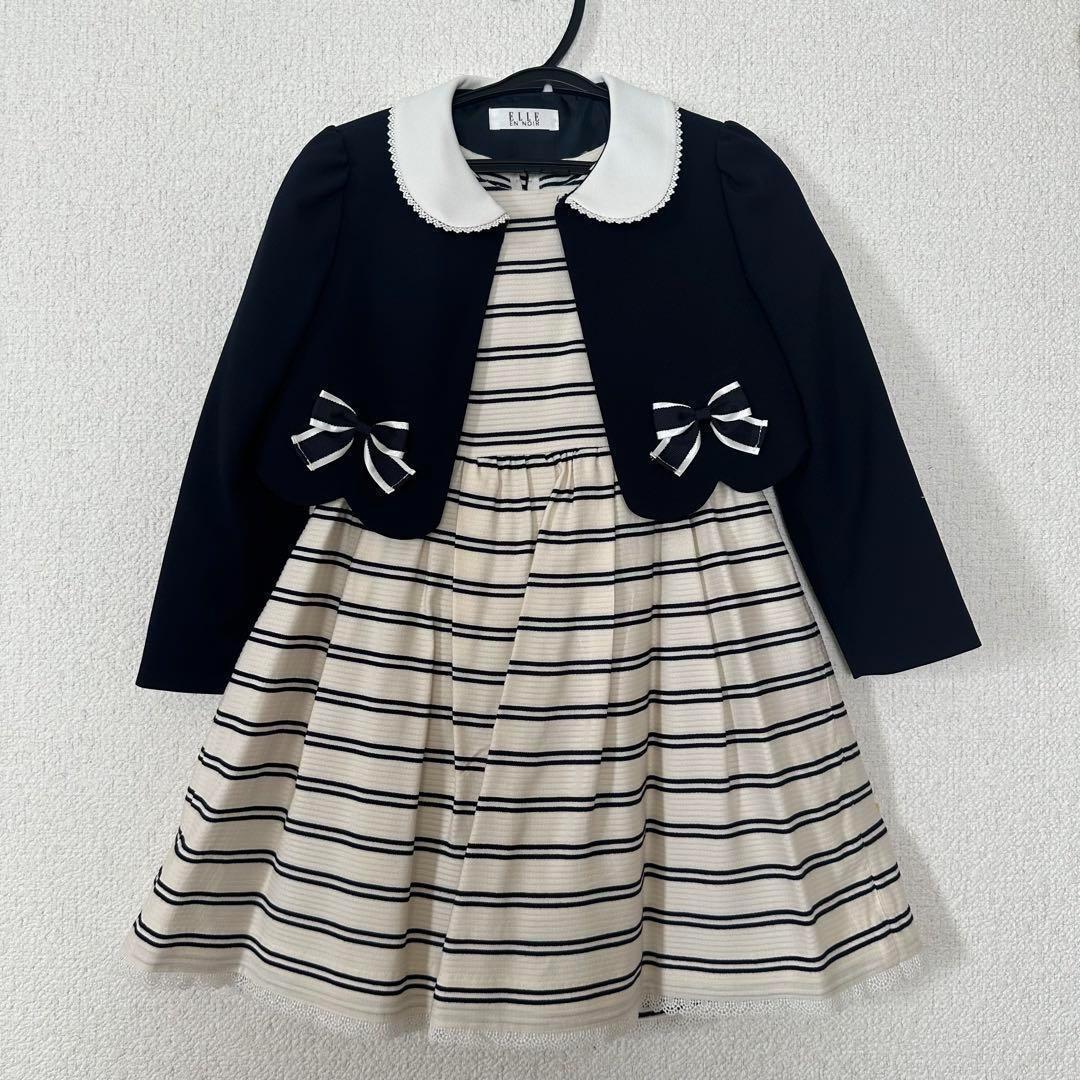 ELLE ワンピース 女の子 120 フォーマル セットアップ 入学 卒園