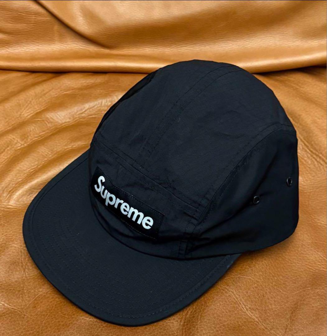 美品24FW 1回着 シュプリーム Waxed Ripstop Camp Cap