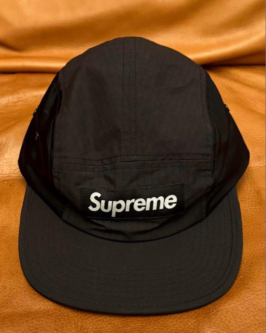 美品24FW 1回着 シュプリーム Waxed Ripstop Camp Cap