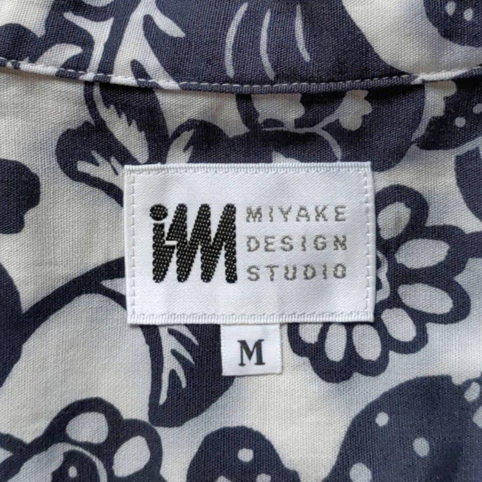 【ISSEY MIYAKE】90s アニマル柄 ボタニカル柄 開襟 半袖シャツ 画像20