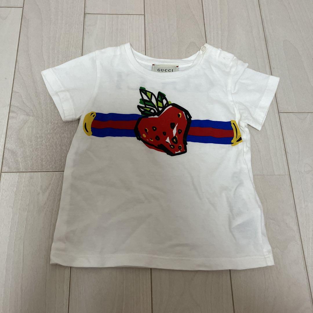 【同商品14500円売り切れ】〈特別価格〉GUCCI いちご ベビー　Tシャツトップス