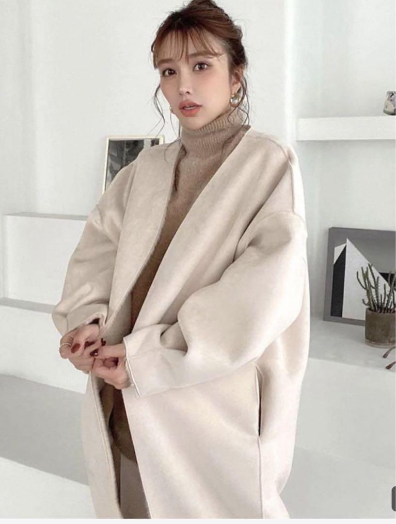 eimy istoire  ショートファーリバーシブルコクーンコート