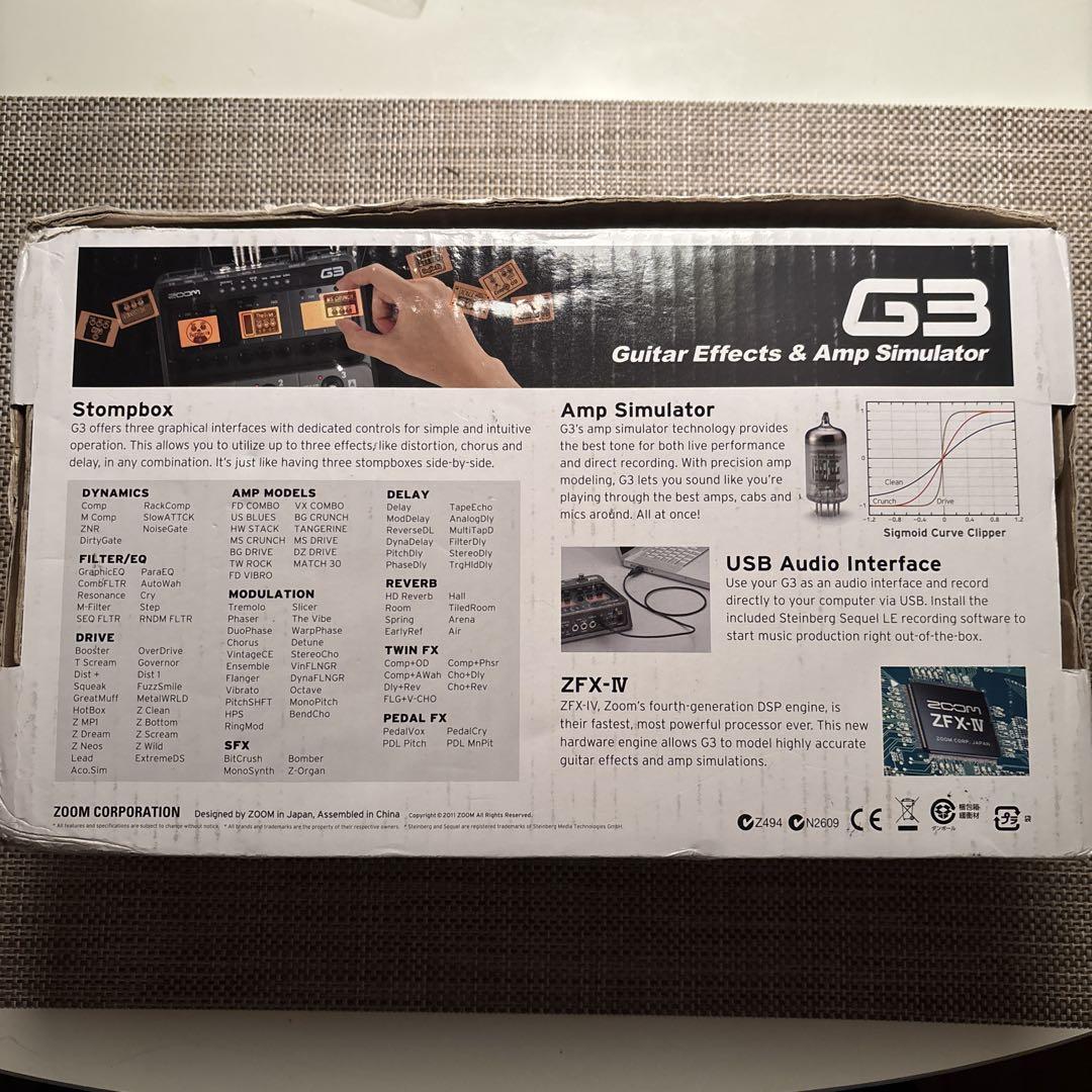 ギター Zoom G3 ver2