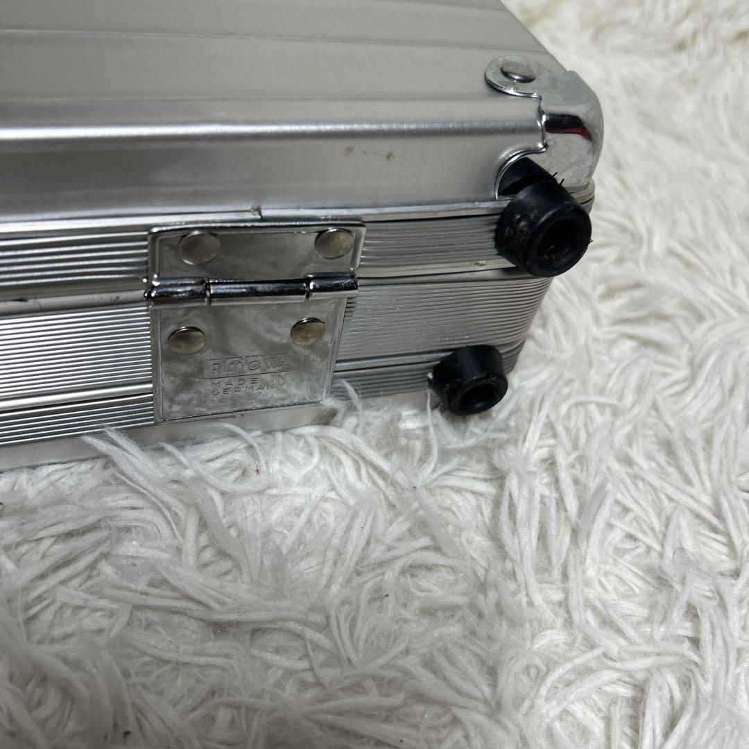 最高級✨リモワ 2WAY アタッシュケース ビジネス ショルダー シルバー 良品