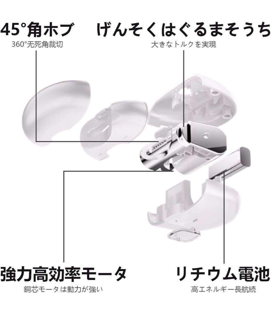 業界最新型ローラー設計新型電動爪切り 電動爪削り 自動爪切りLEDライト