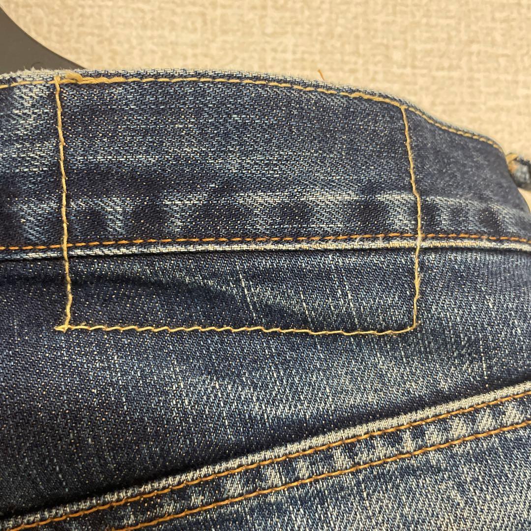 POOSPATUCK NATION デニム　激色落ち