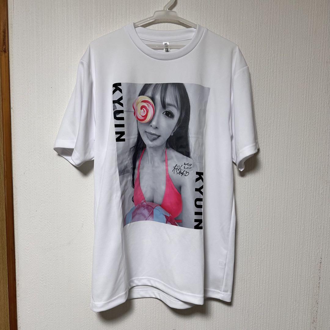 桜キュイン オリジナル Tシャツ プリントサイン入り パチンコ ライター ガイド