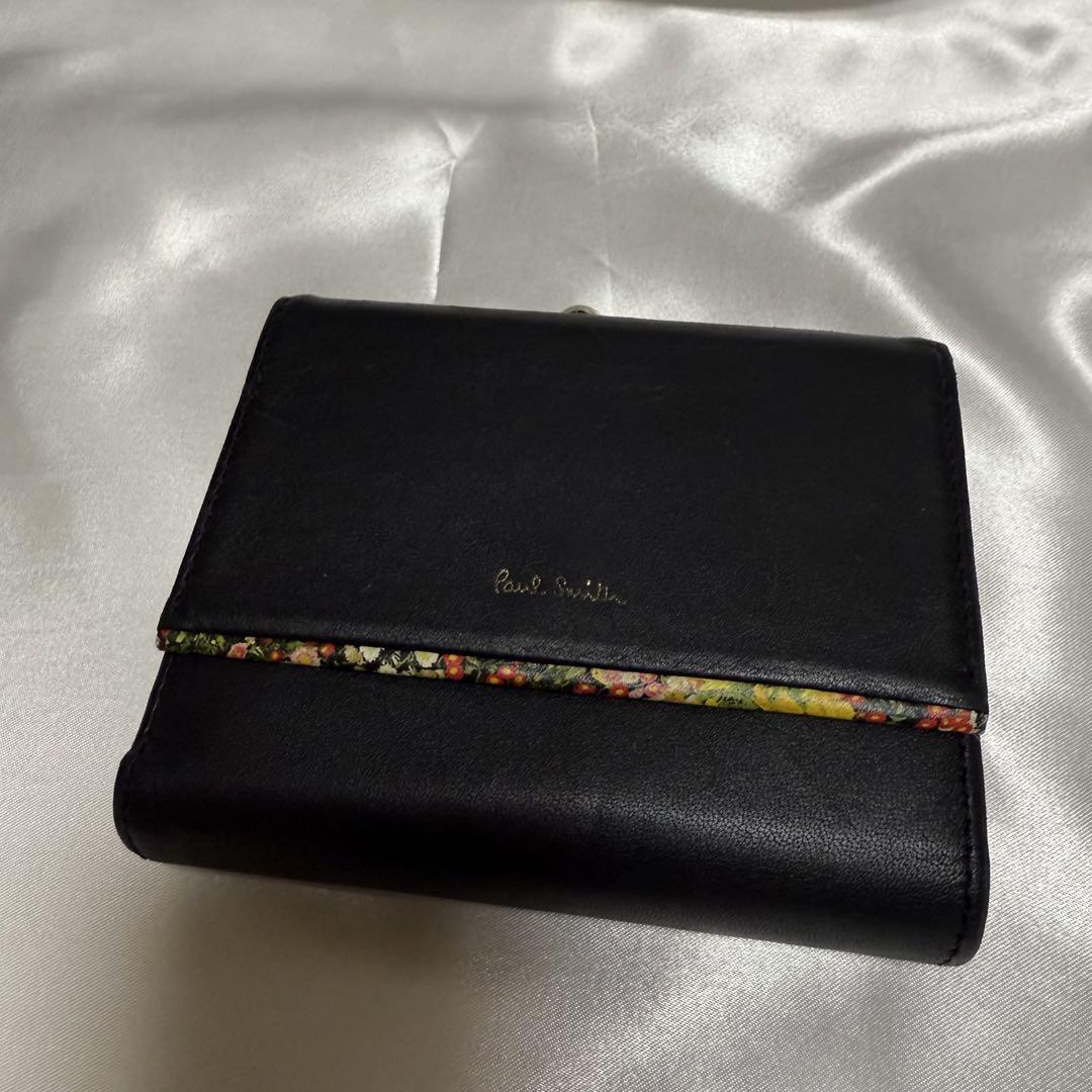 Paul Smith ブラック 三つ折り財布