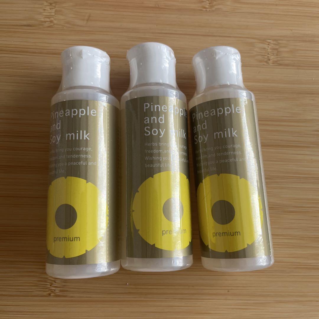 パイナップル　豆乳ローションプレミアム　100ml 3本セット