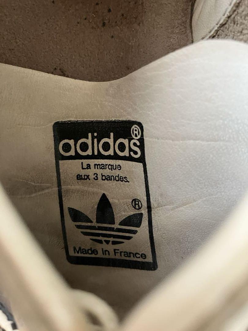 adidas アディダス スーパースター 7 1/2 80s フランス製 白黒