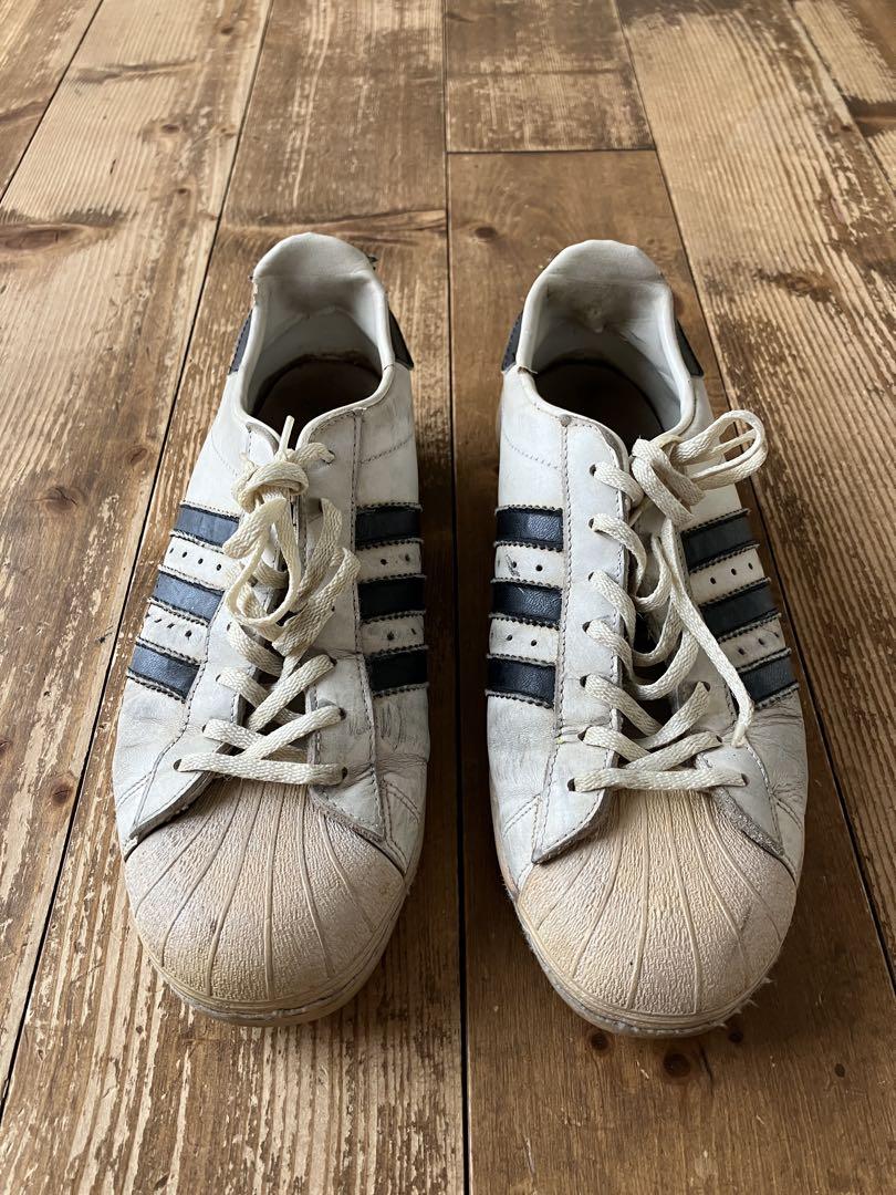 adidas アディダス スーパースター 7 1/2 80s フランス製 白黒