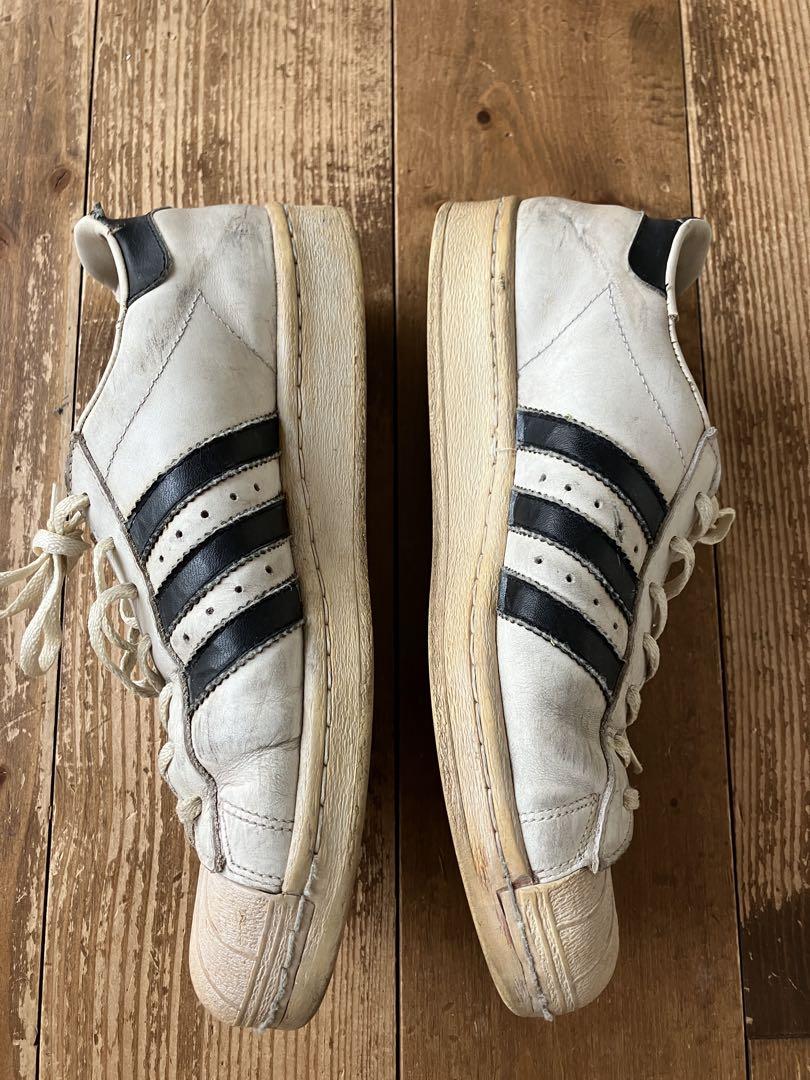 adidas アディダス スーパースター 7 1/2 80s フランス製 白黒