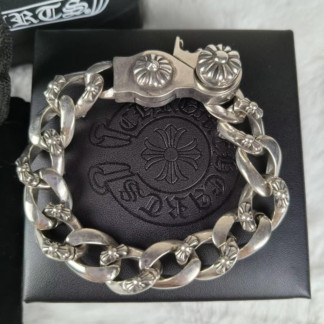 【極美品】クロムハーツ ブレスレット マルチリンク　ブレスレット シルバー