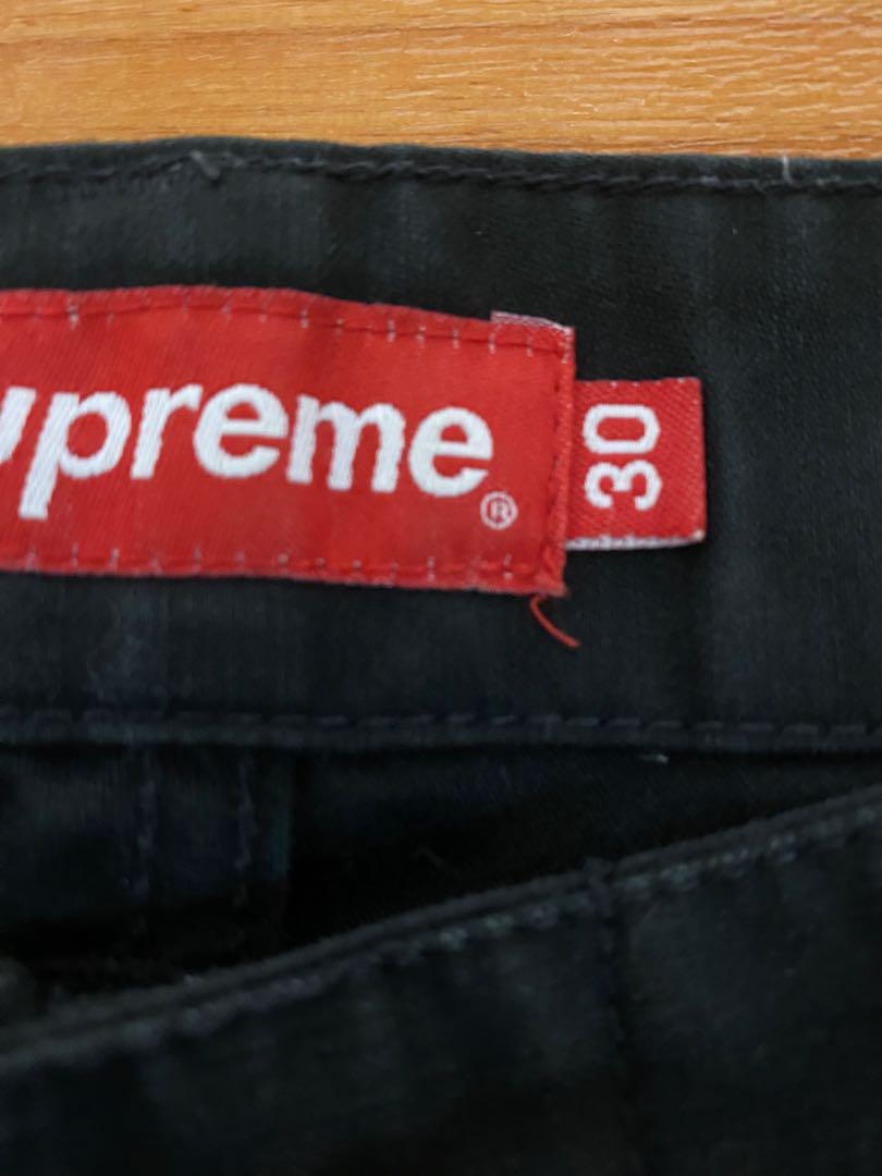 supreme シュプリーム カーゴパンツ ブラック ミリタリー 30