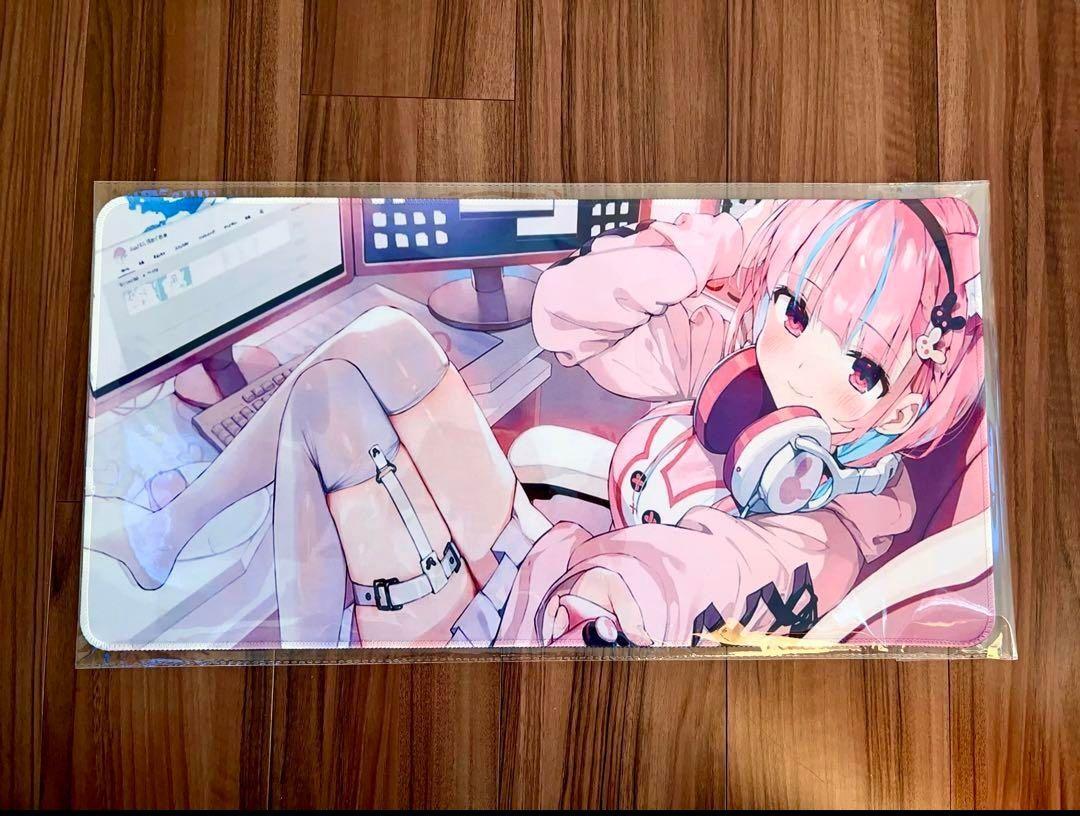 【最安値！】ホロライブ VTuber 湊あくあ プレイマット、デスクマット
