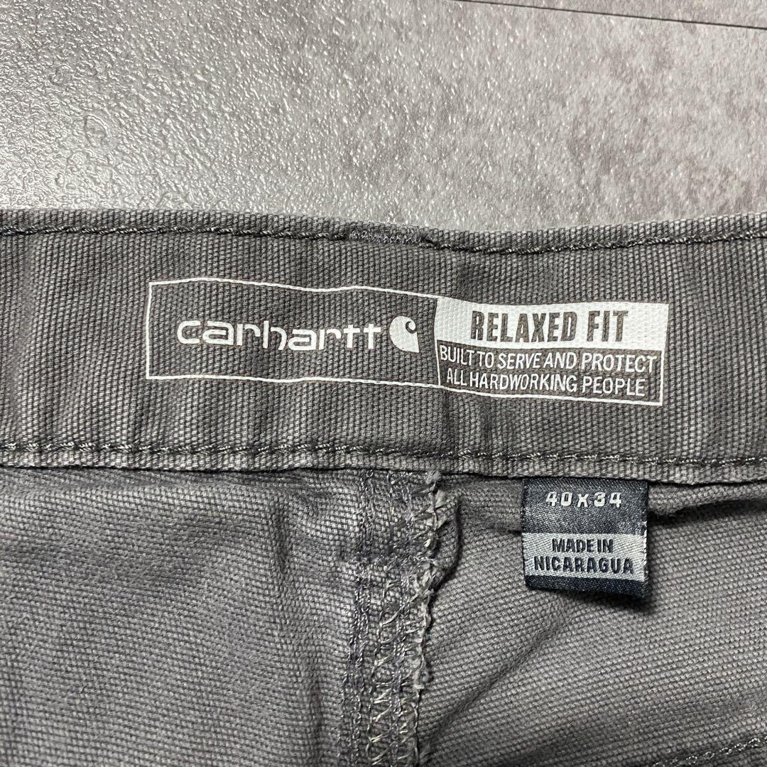 【W40 L34】carhartt カーハート　ジッパーフライ　ワークパンツ