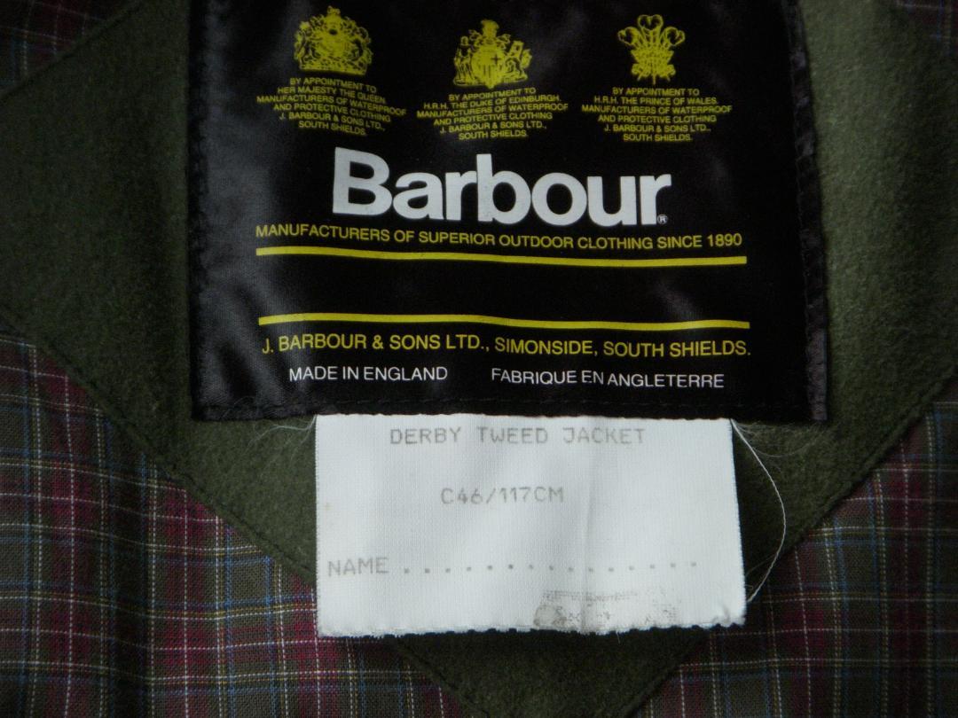 barbour ツイード　ジャケット 46