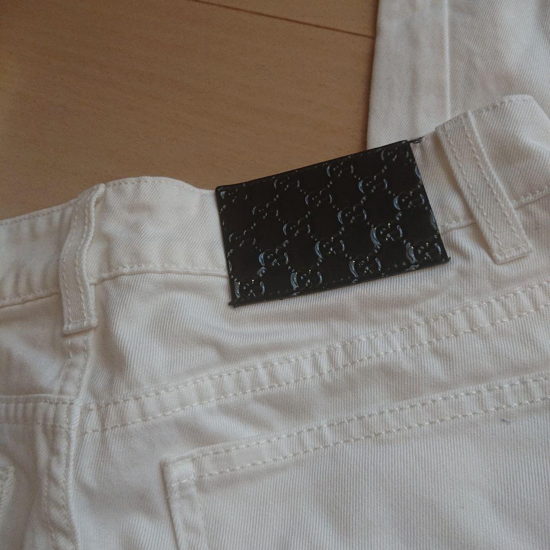 グッチホワイトデニム