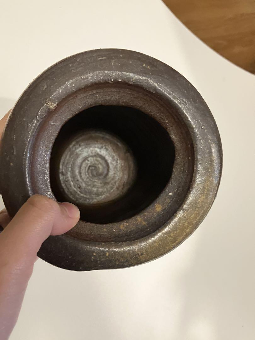 備前焼 るい座花入 茶道具 花壺