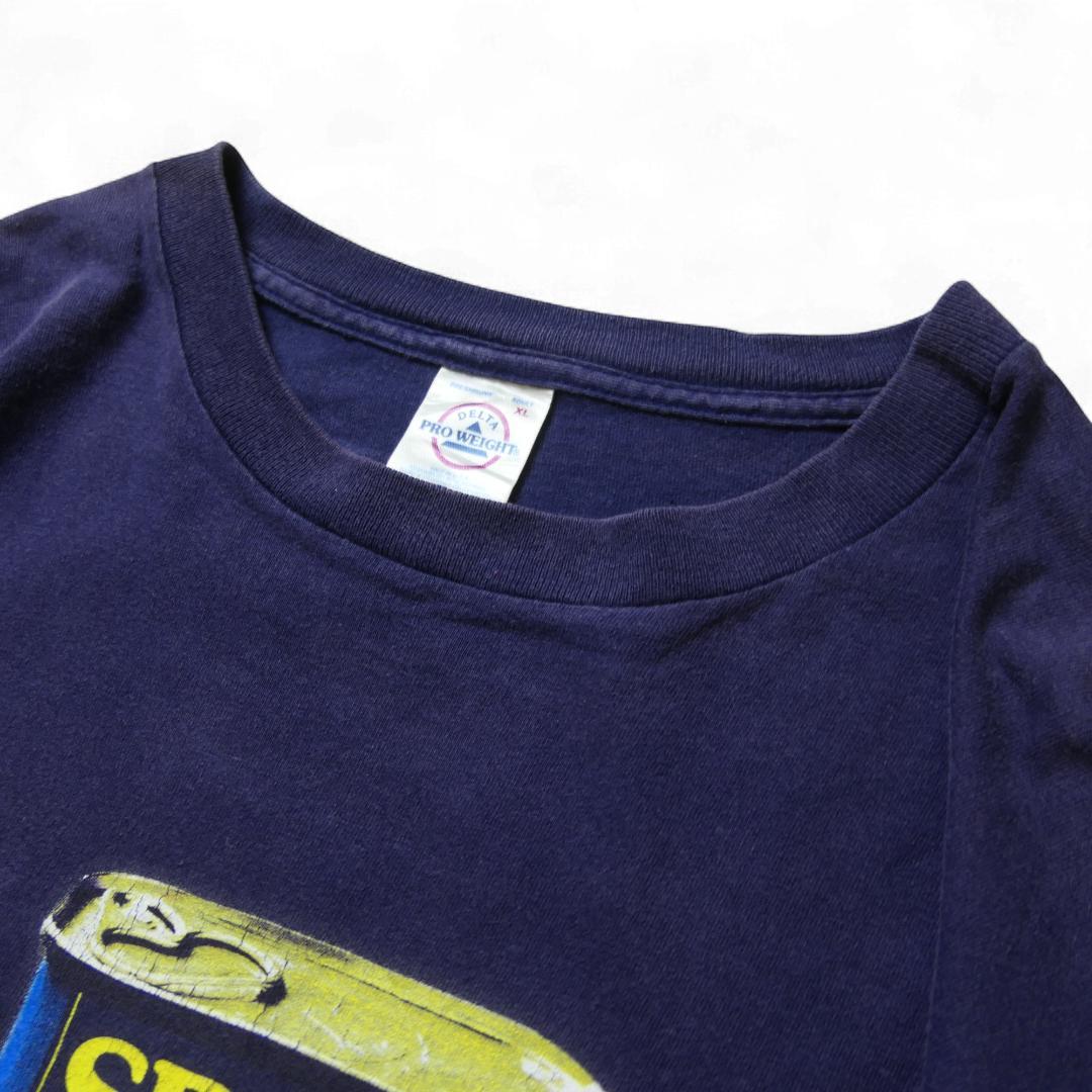 【SPAM】90s プロモーションTシャツ 企業T 企業系T ネイビー XL