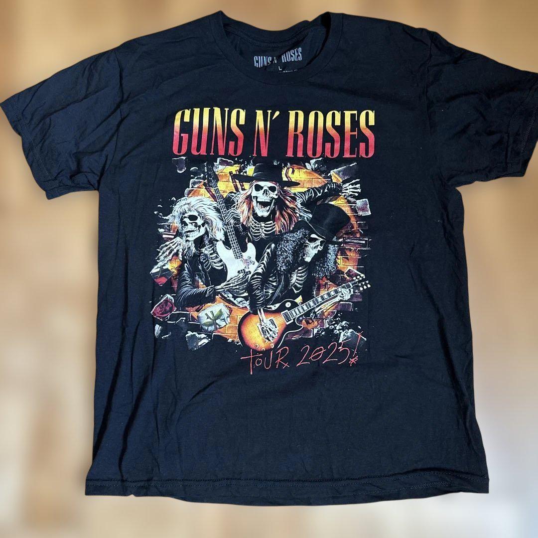 GUNS N' ROSES 2025ツアーTシャツ Lサイズ 新品未使用 GUNS N' ROSES ツアー2025 Tシャツ Lサイズ - メルカリ