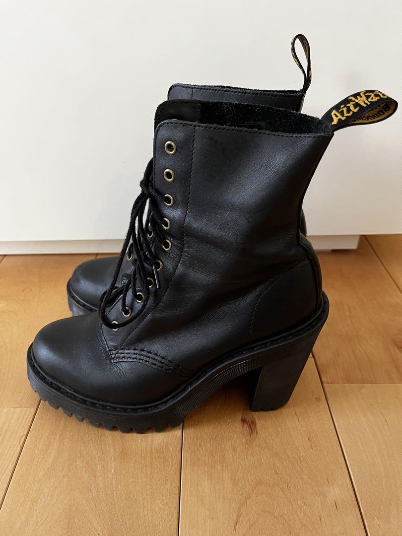 37サイズ KENDRA 23927001 ブラック レースアップブーツクラ