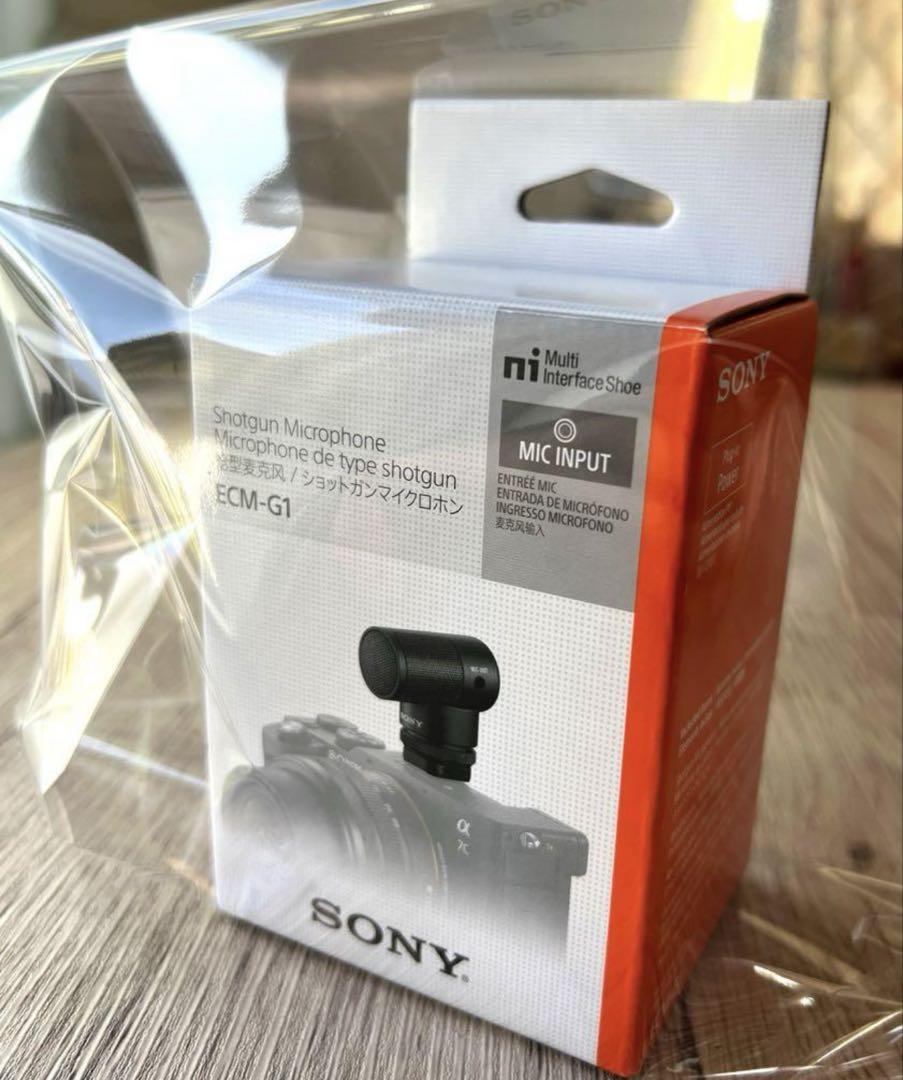 新品未使用　SONY ECM-G1 ショットガンマイク　綺麗です！