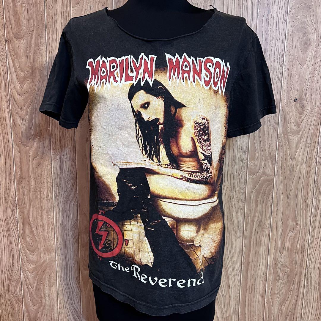 436. MARILYN MANSON バンドTシャツ - メルカリ