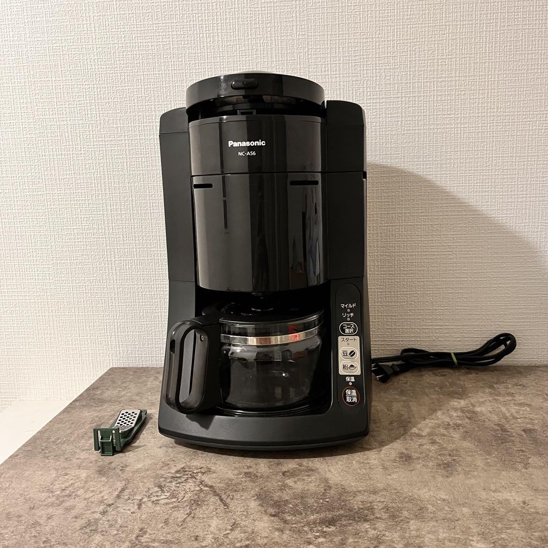 【美品・送料込み】Panasonic コーヒーメーカー NC-A56 付属品付き 美品】NC A-56 コーヒーメーカー - メルカリ