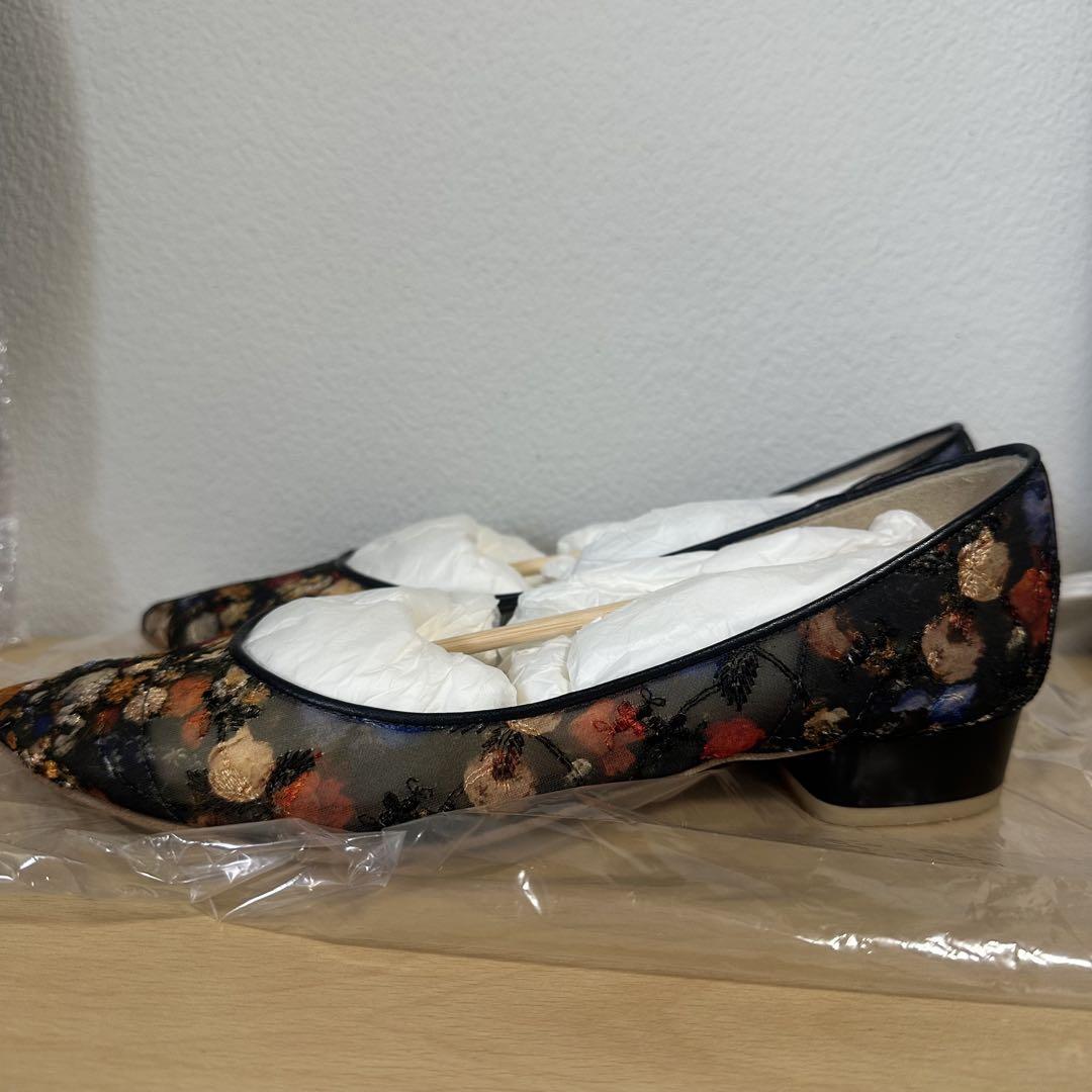 美品！DIANA　ダイアナ　絵画シリーズ　レースパンプス　24㎝