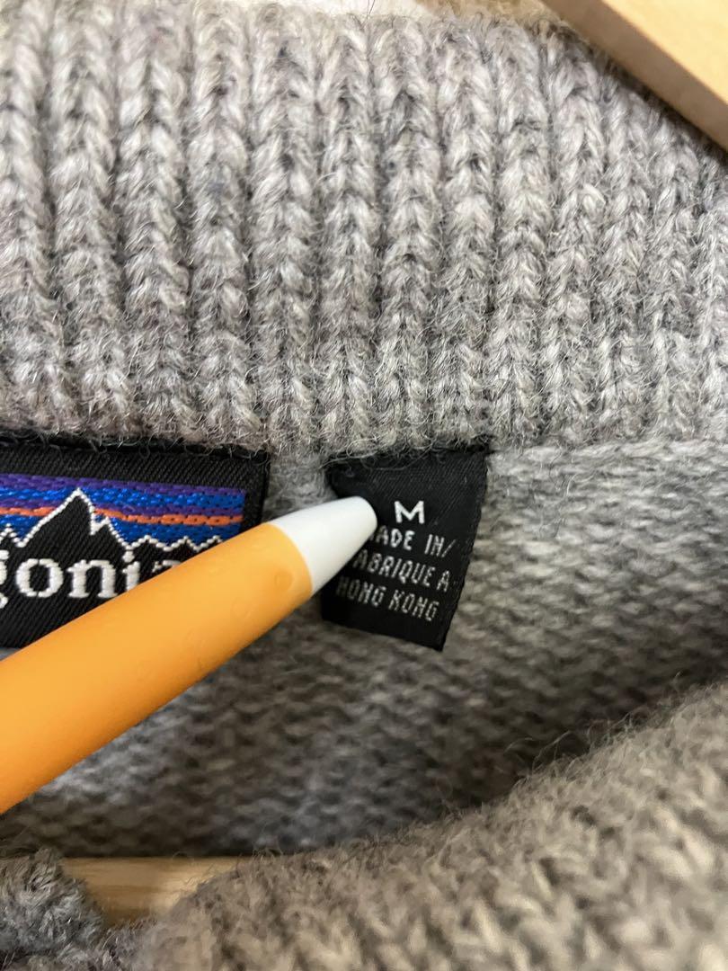 Patagonia ニット ポロ襟 グレー　珍品　希少