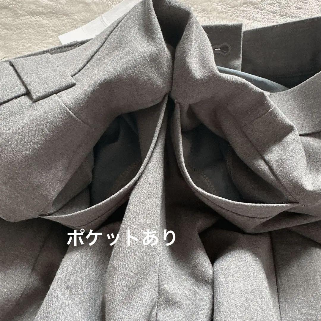 ETRE TOKYO エトレトウキョウ セミワイドタックスリットパンツ パンツ
