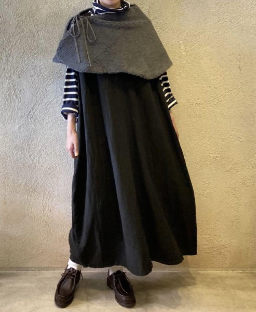 ネストローブ ウールボアケープ C・GREY