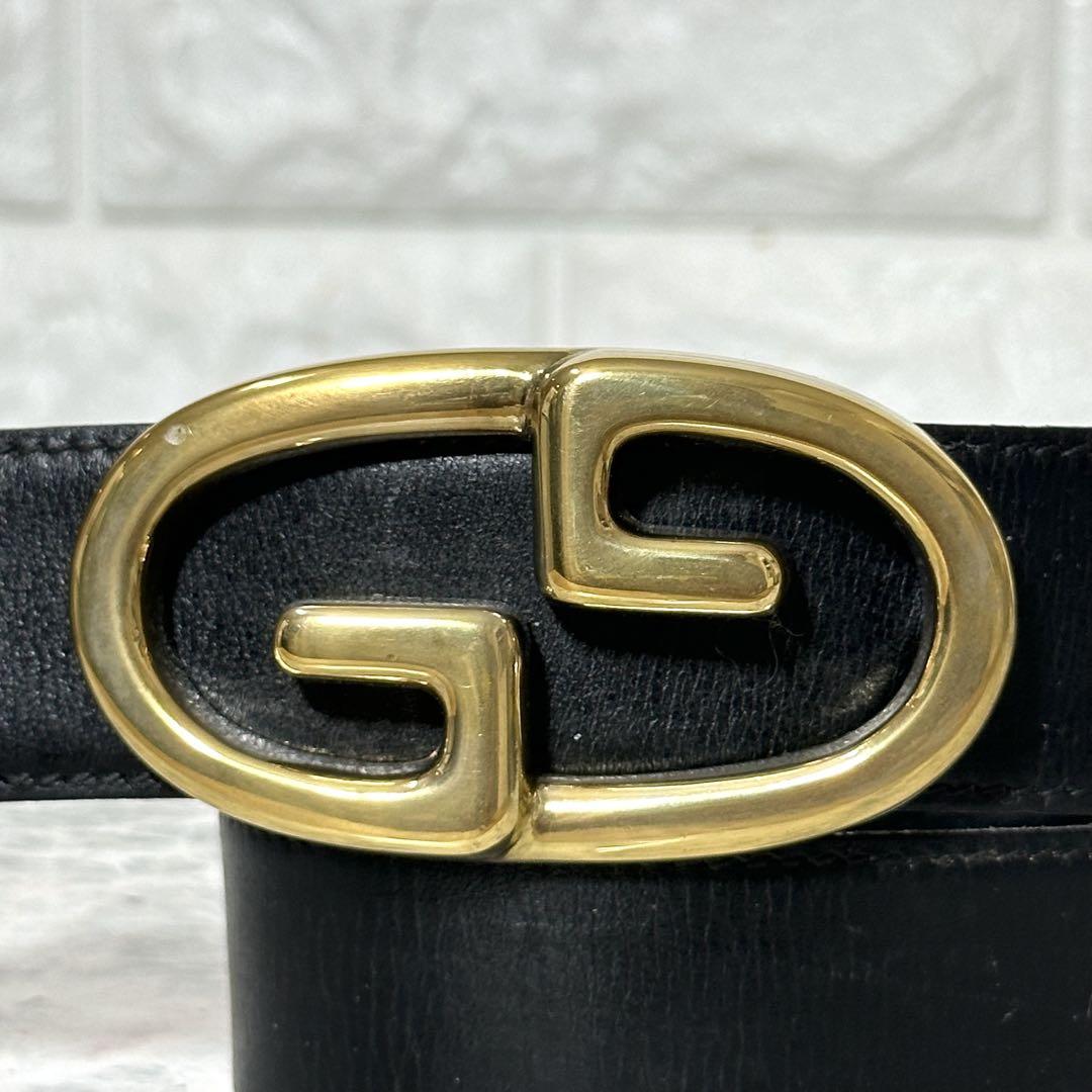 ⭐️美品⭐️GUCCI ゴールドバックル　オールドグッチ　70s ヴィンテージ