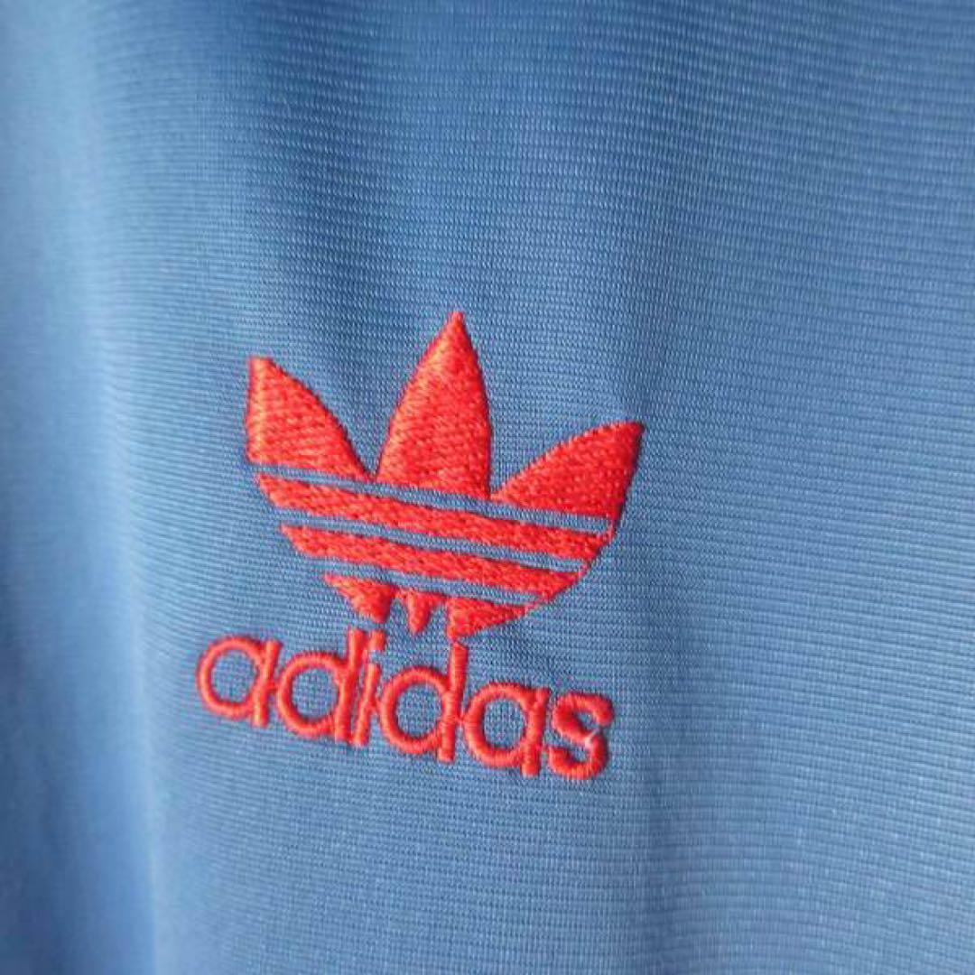 美品 80s USA製 adidas トラックジャケット L-TALLレアカラー