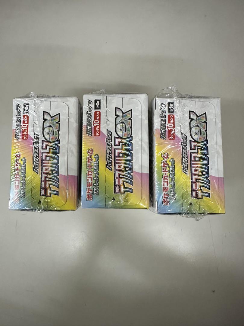 ポケモンカード　テラスタルフェスex 3box シュリンク付き