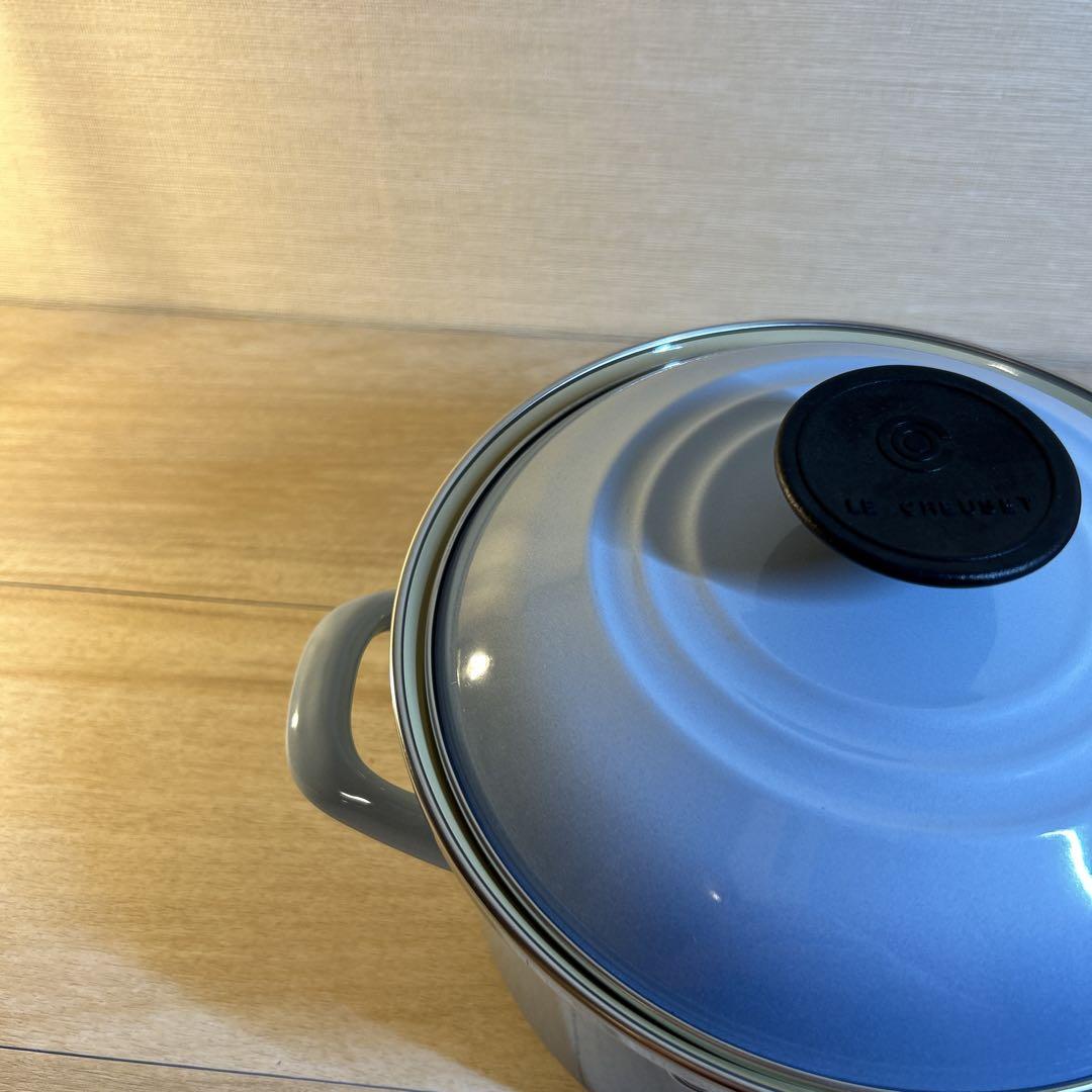 ルクルーゼ　EOS キャセロール　18cm コースタルブルー　鍋　両手鍋