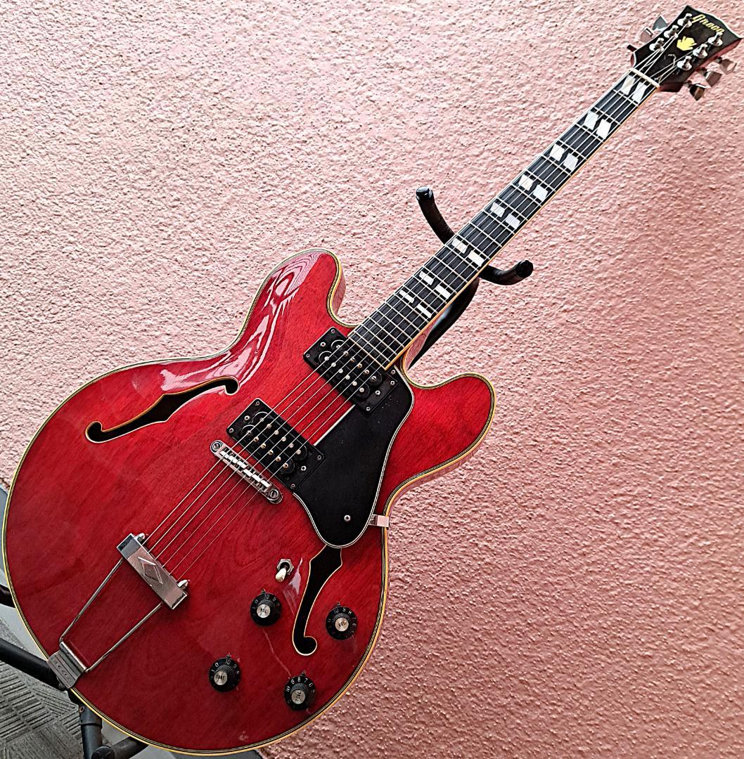 ■Greco SA-550 Cherry Red グレコ フルアコ ギター