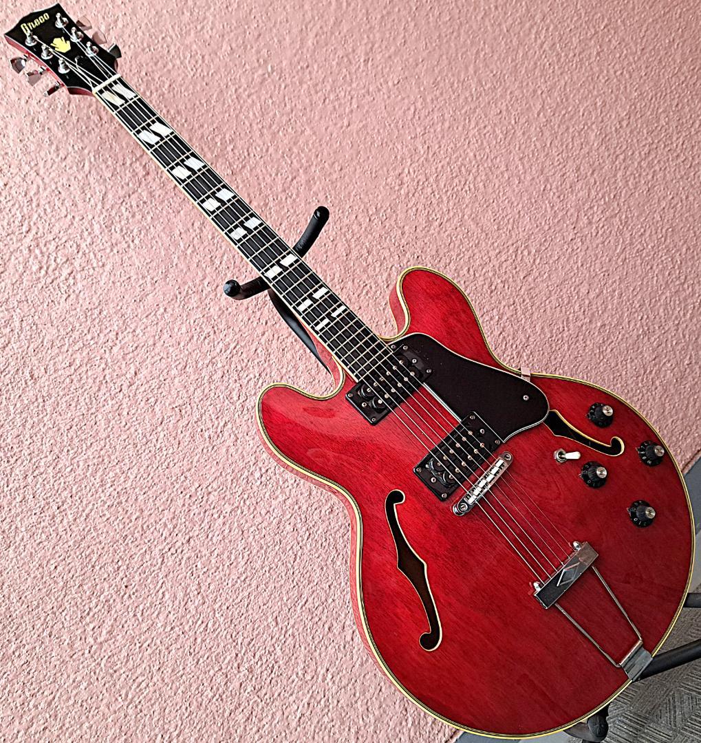 ■Greco SA-550 Cherry Red グレコ フルアコ ギター