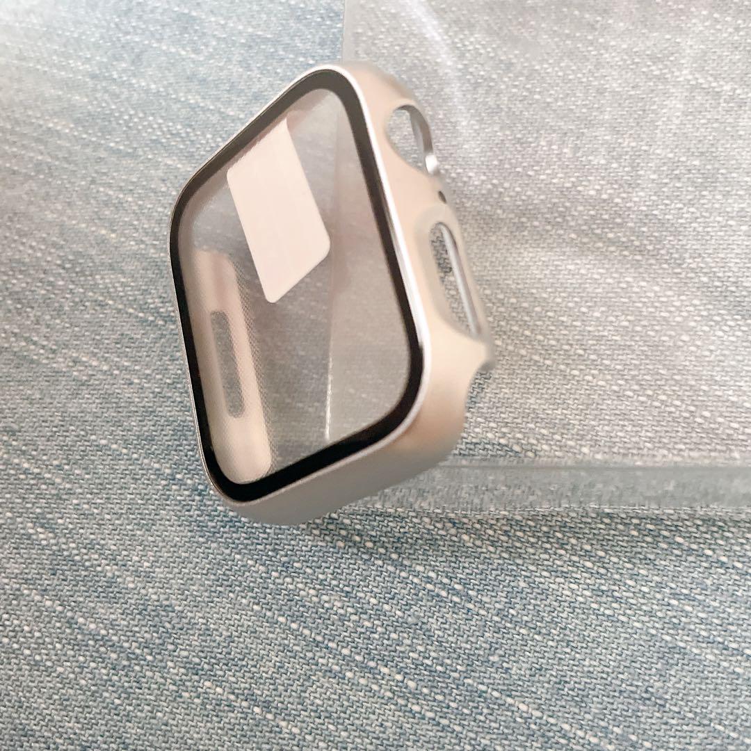 Apple Watch ケース 41mm カバー PC素材 41mm,シルバー